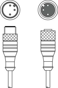Leuze KDS U-M12-3A-M12-3A-P1-030, 50130735