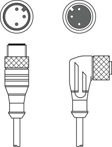 Leuze KDS U-M12-3W-M12-3A-P1-050-DP, 50130772
