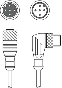 Leuze KDS S-M12-5A-M12-5W-V1-020, 50133877