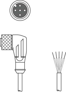 Leuze KD U-M12-5W-V1-050, 50133802
