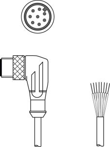 Leuze KS U-M12-8W-P1-030, 50135143