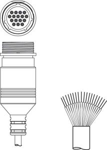 Leuze KD S-M30-16A-V1-250, 50137265