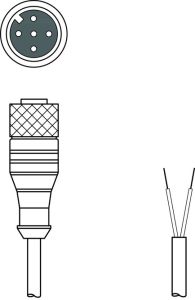 Leuze KD PB-M12-4A-P3-050, 50135243