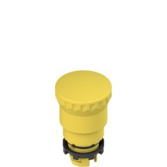  E2 1PEPZ4551 Yellow mushroom pushbutton, push-pull