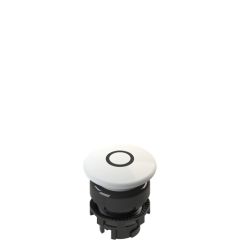 Pizzato E2 1PL2F241L1 Illuminated white mushroom pushbutton, with marking
