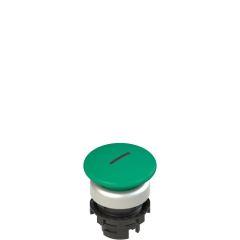 Pizzato E2 1PL2F449L2 Illuminated green mushroom pushbutton, with marking