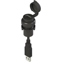 Pizzato E2 1USB1CN5 USB socket 2.0 EROUND series