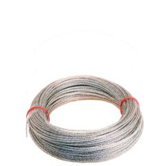 VF AF-FN3AT100 Brass-coated steel rope covered in plastic, Ø 3 mm, 100 m long
