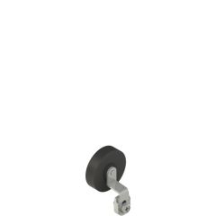 Pizzato VN A00KE-R5 Adjustable shaped metal revolving lever with rubber roller, Ø 40 mm